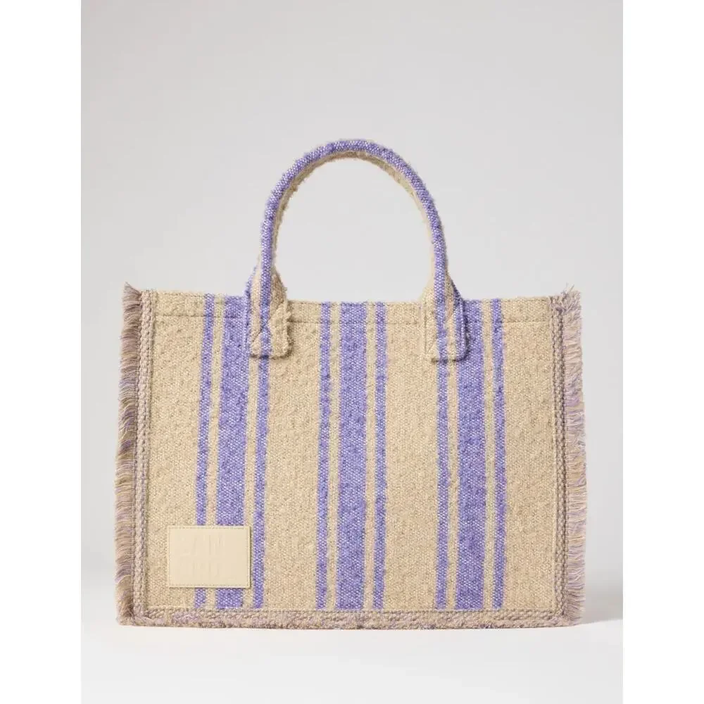 Sandro Striped Kasbah Bag